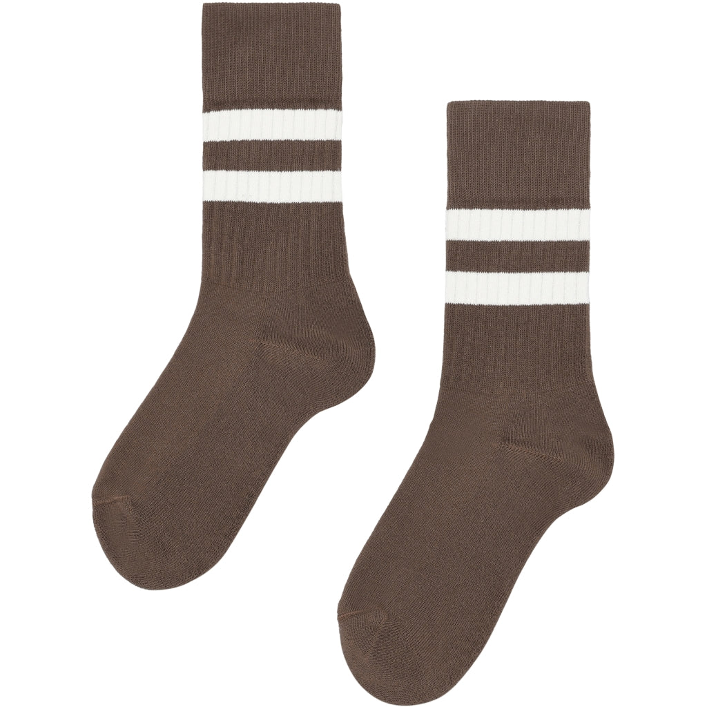 Klitmøller Collective U Retro Cotton Sock Taupe/Cream