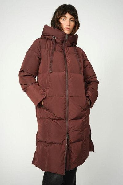 Nova Square Down Coat | Fudge | Jakke fra Mos Mosh