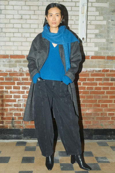 Lucca Barkley Wool Coat | Phantom | Jakke fra Mos Mosh