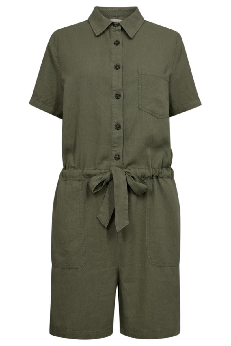 Lava Jumpsuit 204161 | Deep Lichen Green | Jumpsuit fra Freequent