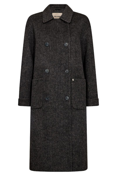 Lucca Barkley Wool Coat | Phantom | Jakke fra Mos Mosh
