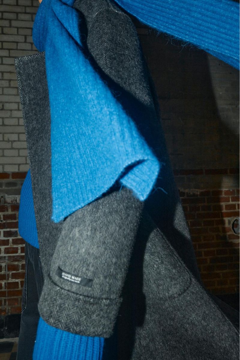 Lucca Barkley Wool Coat | Phantom | Jakke fra Mos Mosh