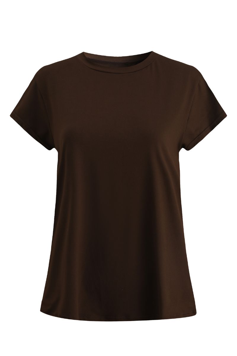 Alma U Tshirt | Mocca | T-Shirt fra Liberté