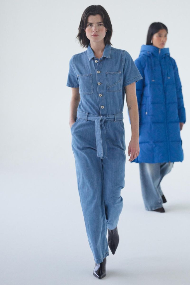 Vale Alabama Jumpsuit Regular | Light Blue | Kjole fra Mos Mosh