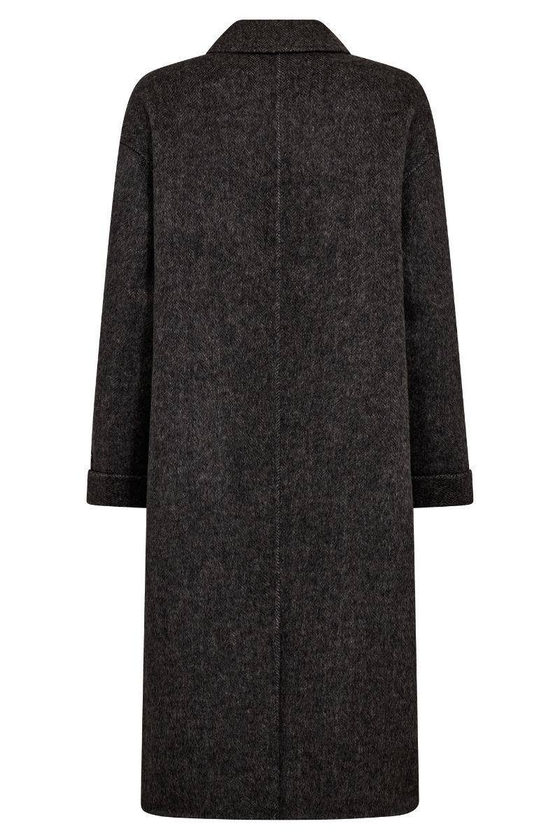 Lucca Barkley Wool Coat | Phantom | Jakke fra Mos Mosh