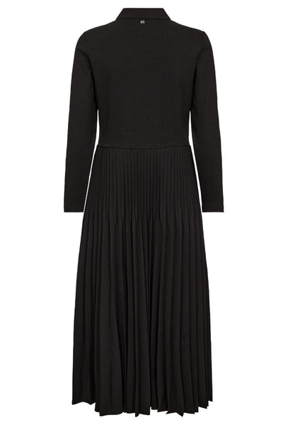 Maike Pleat Dress | Black | Kjole fra Mos Mosh