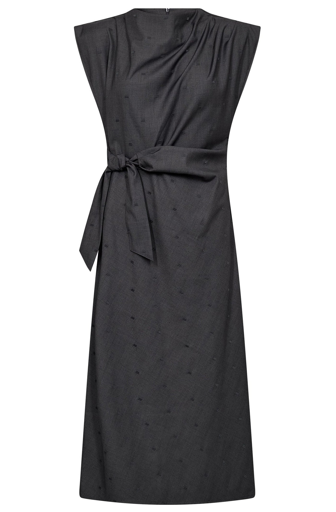 Saga Long Dress 46013 | Mid Grey | Kjole fra Co'couture