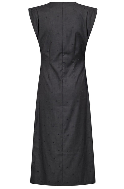 Saga Long Dress 46013 | Mid Grey | Kjole fra Co'couture