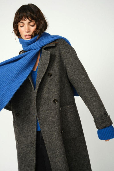 Lucca Barkley Wool Coat | Phantom | Jakke fra Mos Mosh