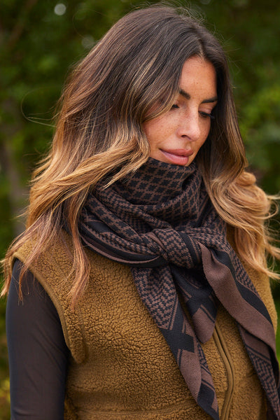 Imperial Scarf | Hot fudge combi | Tørklæde fra French Laundry