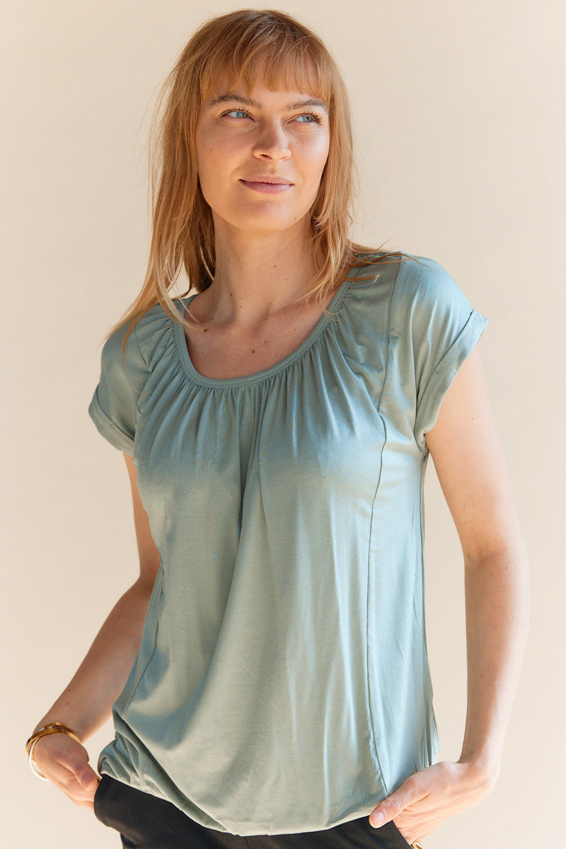 Daisy Bubble Tee | Grøn | T-shirt fra Statebird