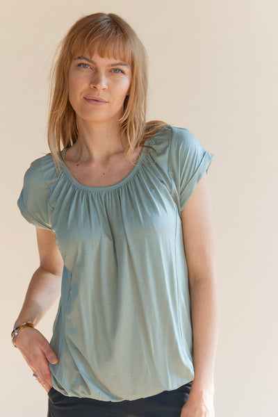 Daisy Bubble Tee | Grøn | T-shirt fra Statebird