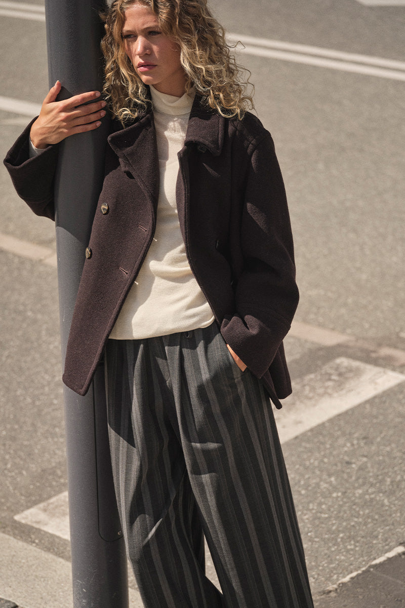 Charly Wool Jacket | Chocolate Torte | Jakke fra Mos Mosh