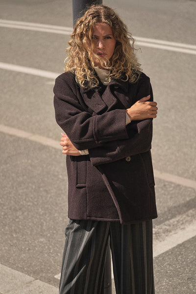 Charly Wool Jacket | Chocolate Torte | Jakke fra Mos Mosh