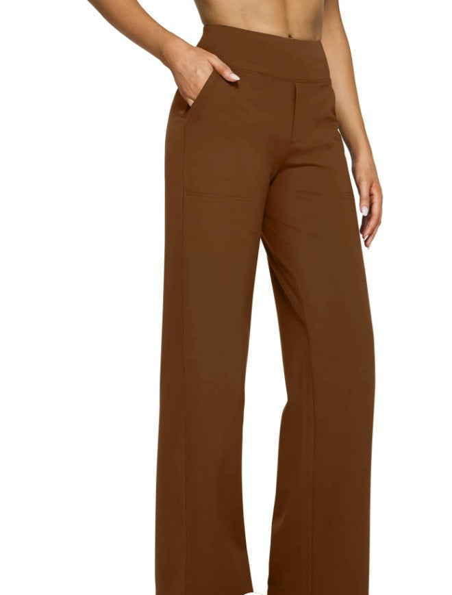 <font dir="auto" style="vertical-align: inherit;"><font dir="auto" style="vertical-align: inherit;">2024 Bestseller Nieuwe Casual High-Waisted Straight Leg Broek met Losse Zakken voor Yoga op Amazon Onafhankelijke Websites in Europa en Amerika</font></fon