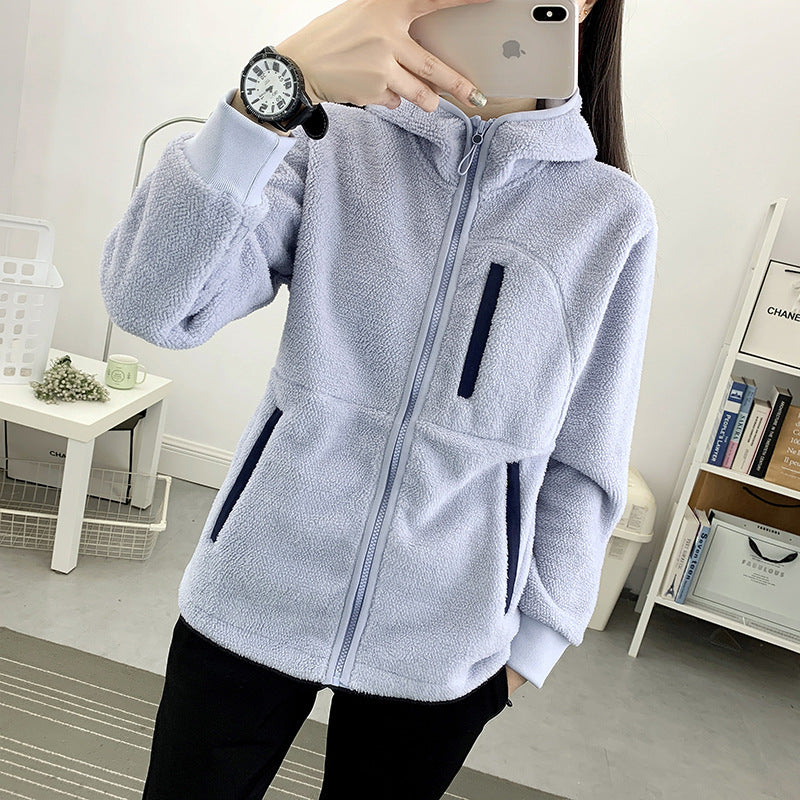 Damen Sherpa Fleece Jacke