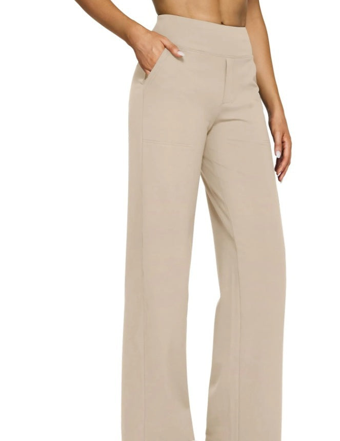 <font dir="auto" style="vertical-align: inherit;"><font dir="auto" style="vertical-align: inherit;">2024 Bestseller Nieuwe Casual High-Waisted Straight Leg Broek met Losse Zakken voor Yoga op Amazon Onafhankelijke Websites in Europa en Amerika</font></fon