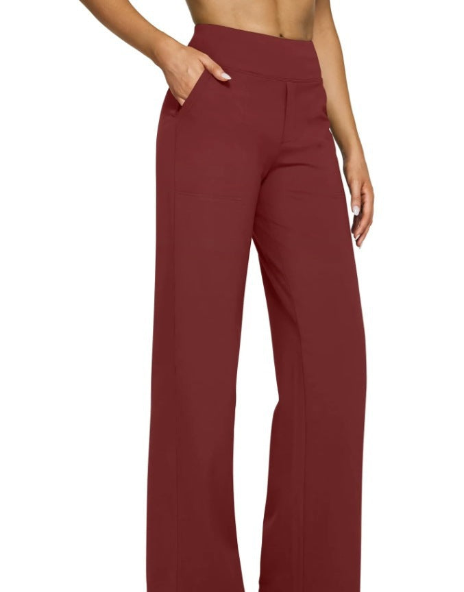<font dir="auto" style="vertical-align: inherit;"><font dir="auto" style="vertical-align: inherit;">2024 Bestseller Nieuwe Casual High-Waisted Straight Leg Broek met Losse Zakken voor Yoga op Amazon Onafhankelijke Websites in Europa en Amerika</font></fon
