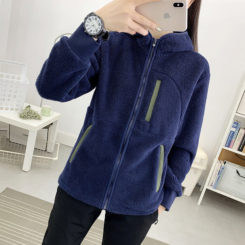 Damen Sherpa Fleece Jacke