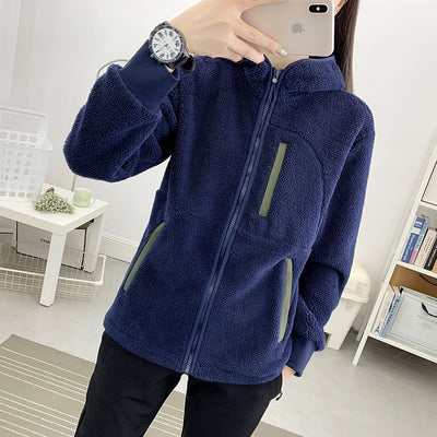 Damen Sherpa Fleece Jacke