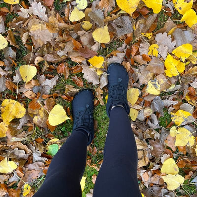 Barfodssko til vinteren med varmt for