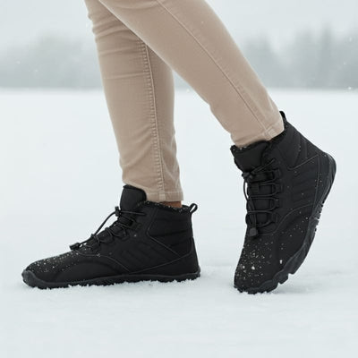 Barfodssko til vinteren med varmt for